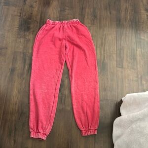 Red sweats
